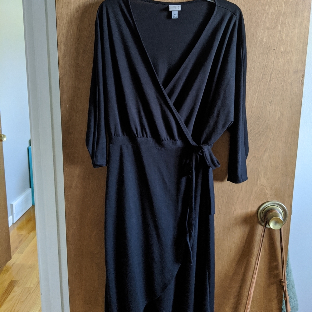 🖤 Classic Black wrap dress 🖤 LBD A New Day